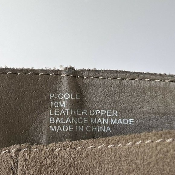 Steve Madden Cole Booties Slouchy Suede Taupe Block Stacked Heel Womens Size 10M - Picture 8 of 8